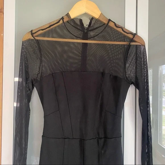 Guess Mesh Detail Jumpsuit - XS - Picture 5 of 8